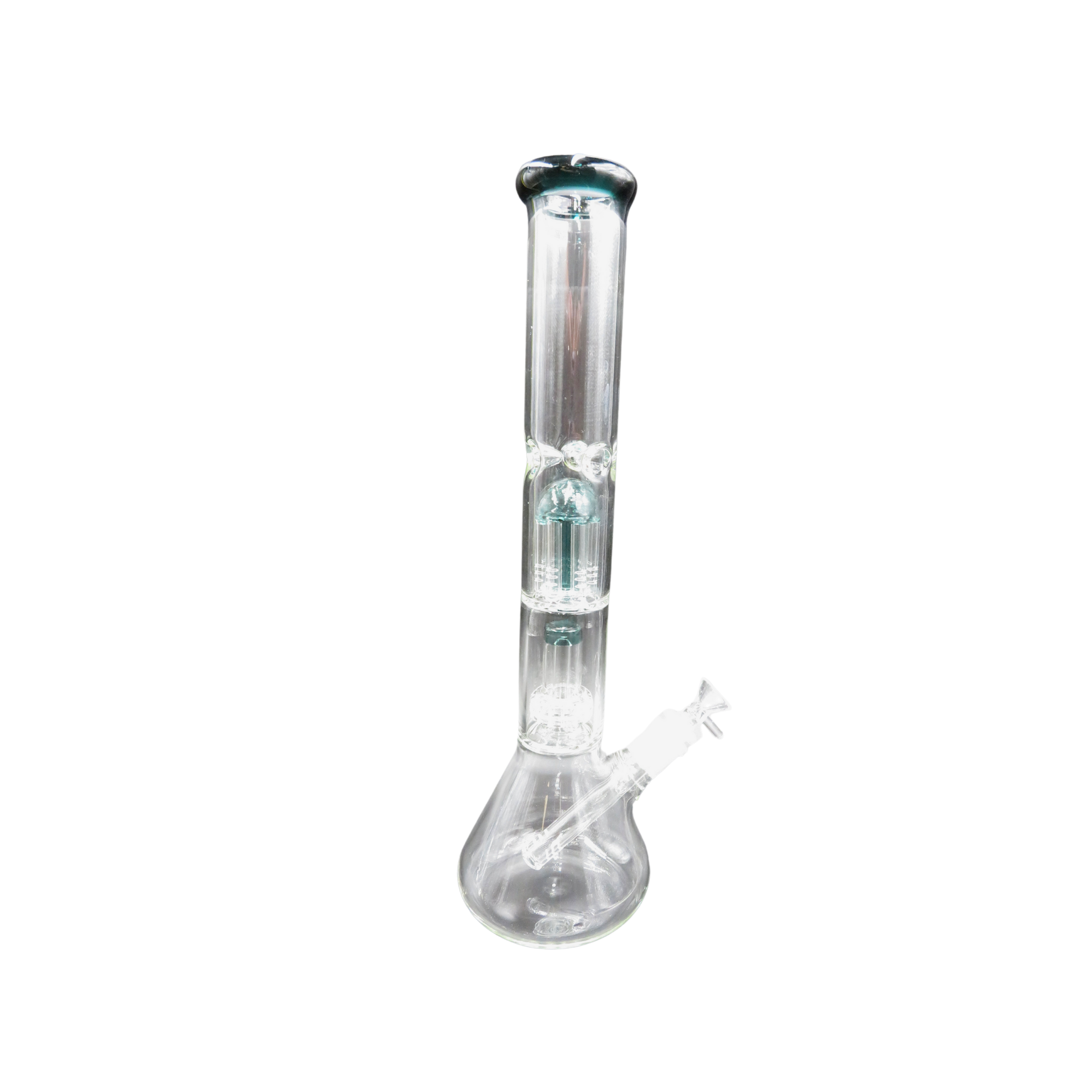 Straight Two Perk Glass Rig